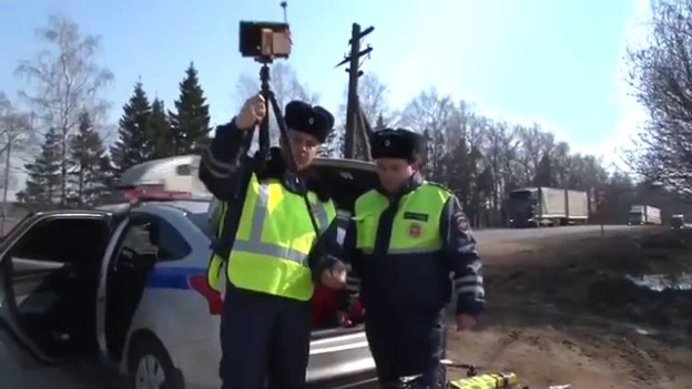 Ruská dálniční policie nasazuje drony s kamerou