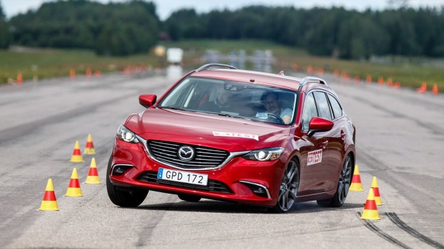 Mazda 6 Wagon zvládla losí test na jedničku