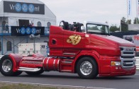 Scania R999 – nákladní kabriolet Red Pearl má 1000 koní