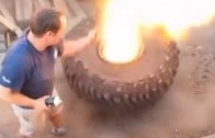 Exploze jako z děla – Jak nenazouvat gumu plamenem