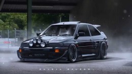 Photoshop tuning – Ford Escort, jaký na ulici nepotkáte